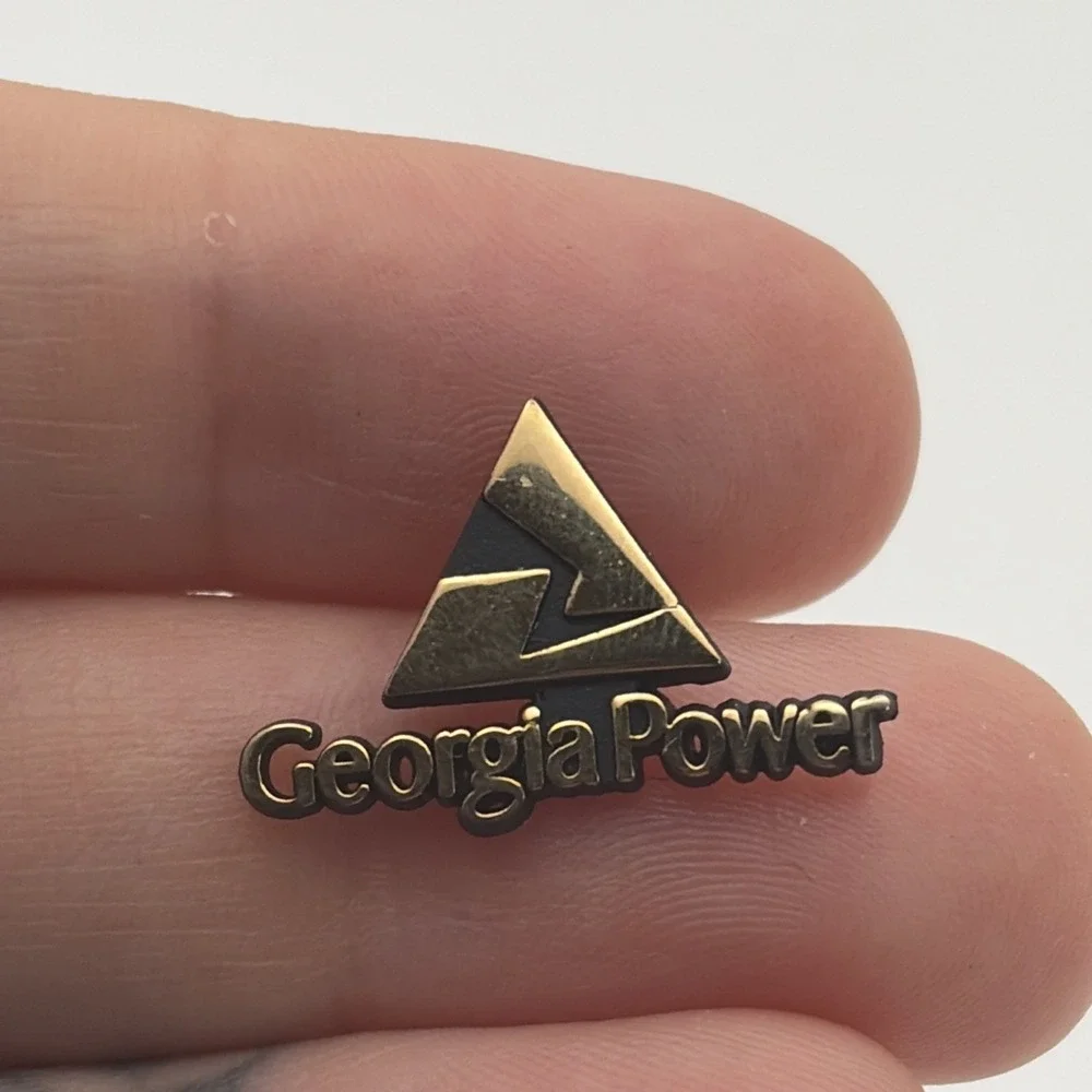 Georgia Power Energy Company Electricity Plastic Lapel Hat Pin